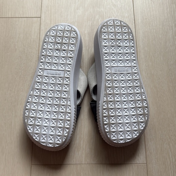 3/$10 Puma Cross Strap Slides Black Gray - Picture 8 of 8